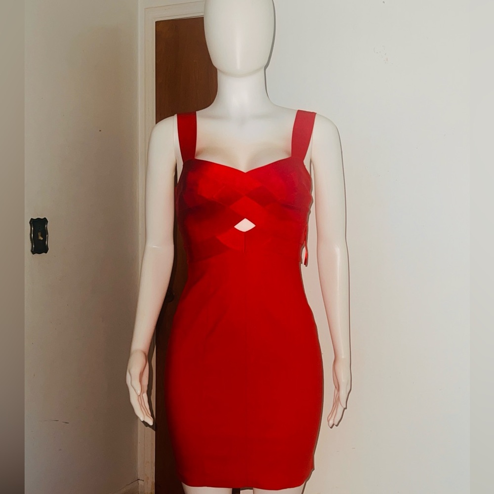 NWOT Guess Vibrant Red Dress